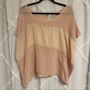 Hard Tail monochromatic short sleeve top